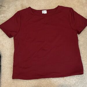 Blue Rain Rich Burgundy Short Sleeve Tee